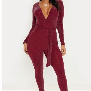 PLT Pretty little things glitter jumpsuit